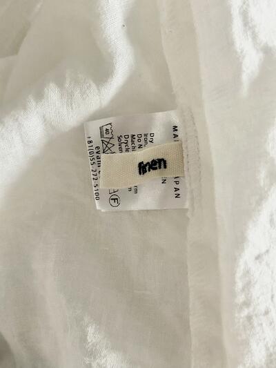 evam eva リネン カシュクール ローブ 画像9