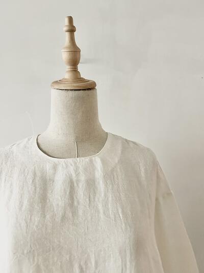 【未使用】Gauze# リネン プルオーバー 画像3