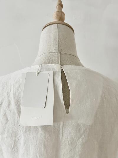 【未使用】Gauze# リネン プルオーバー 画像8