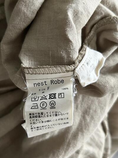 nest Robe リネン 2way スタンドカラー ワンピース 画像8