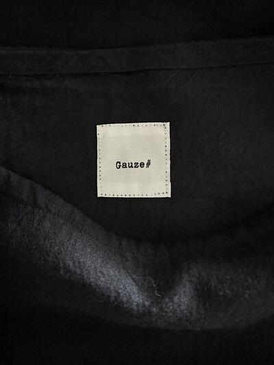 【美品】Gauze#  リネン プルオーバー　ネイビー 画像9