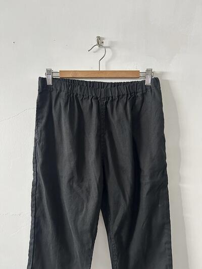 【未使用】Veritecoeur リネンコットン テーパードパンツ 画像2
