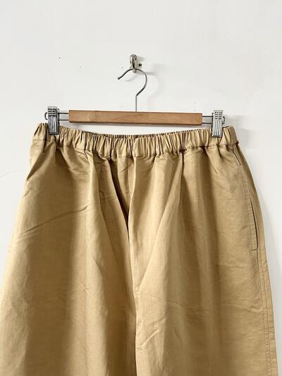 【未使用】maison de soil リネンコットン ワイド イージーパンツ 画像3