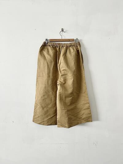 【未使用】maison de soil リネンコットン ワイド イージーパンツ 画像5