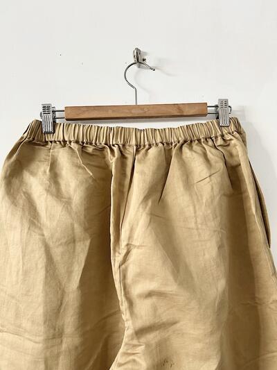 【未使用】maison de soil リネンコットン ワイド イージーパンツ 画像6