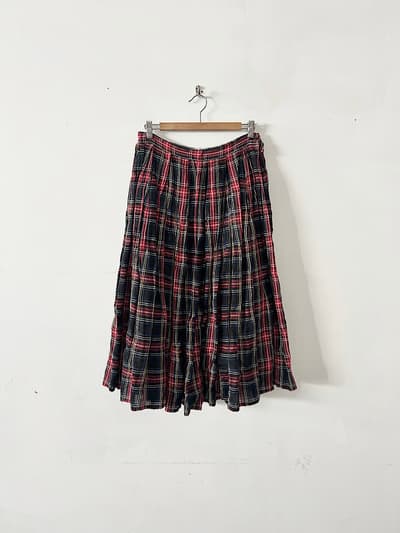 【美品】オールドマンズテーラー　タータンチェック スカート 画像1