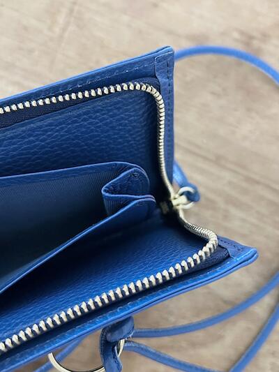 【美品】StitchandSew   コインケース　ストラップ付き 画像6