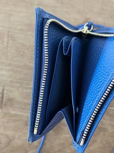 【美品】StitchandSew   コインケース　ストラップ付き 画像8