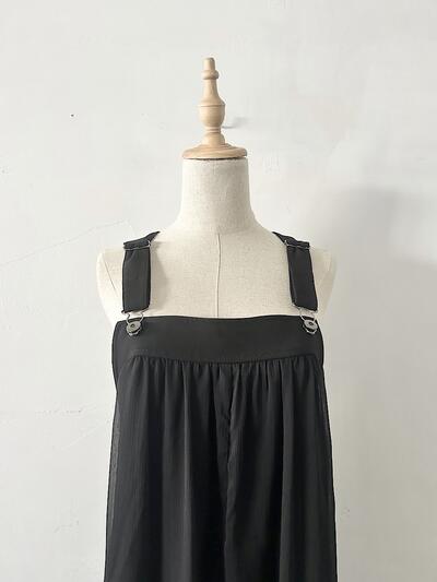 【美品】LASUD  レースアップ デザイン ジャンパースカート 画像2