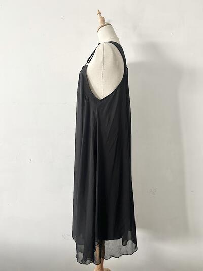 【美品】LASUD  レースアップ デザイン ジャンパースカート 画像5