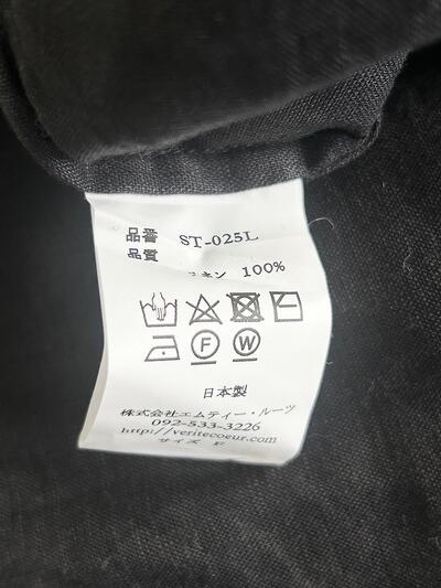 【美品】Veritecoeur リネン プルオーバー ブラウス 画像7