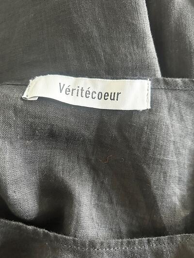 【美品】Veritecoeur リネン プルオーバー ブラウス 画像8