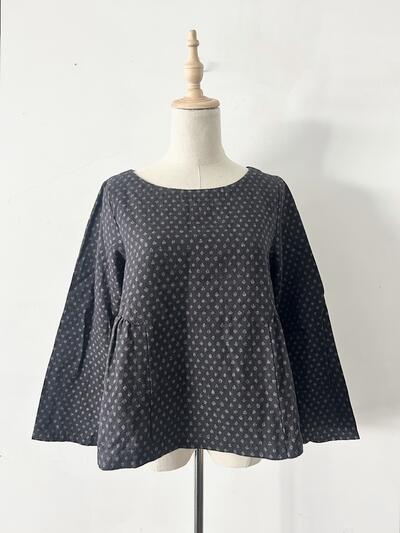 【美品】nest Robe ドットプルオーバーブラウス 画像2