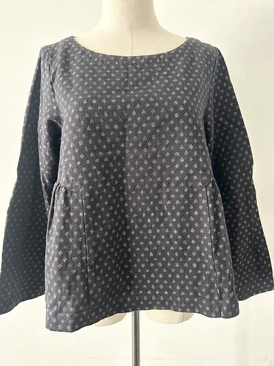 【美品】nest Robe ドットプルオーバーブラウス 画像8