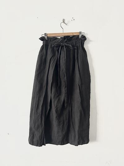 【美品】Calen h リネンラップスカート 画像3