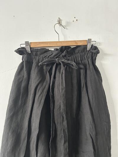 【美品】Calen h リネンラップスカート 画像4