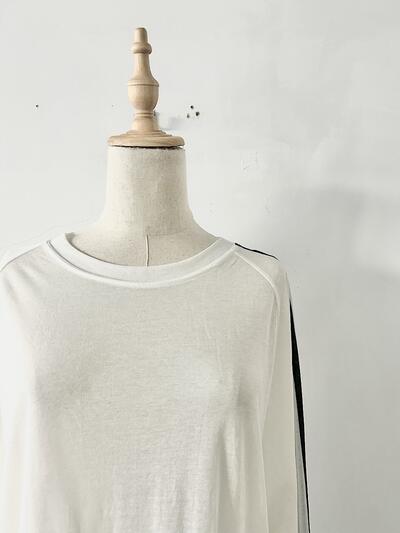 【美品】JEANASIS ライン ロングスリーブ Tシャツ 画像2