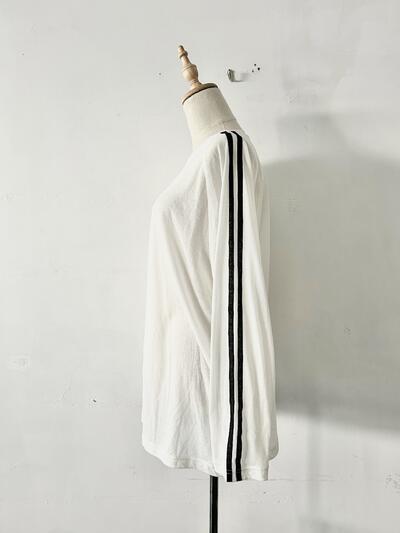 【美品】JEANASIS ライン ロングスリーブ Tシャツ 画像4