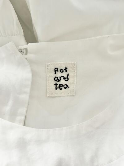 Pot and tea   ティアードブラウス 画像9