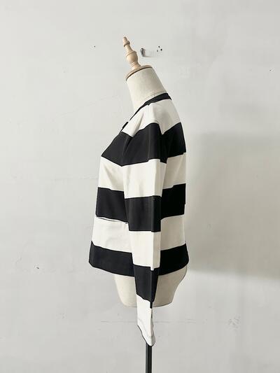【美品】PLAIN PEOPLE   ボーダー カーディガン 画像4