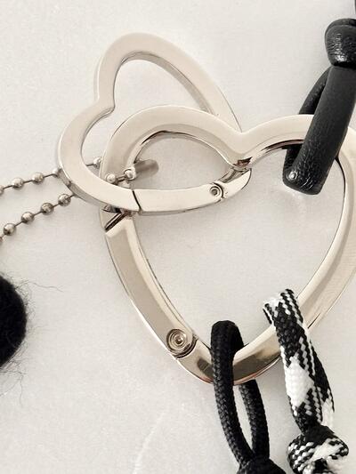 【美品】Balmy days バーミーデイズ ハートチャーム キーホルダー 韓国 画像6