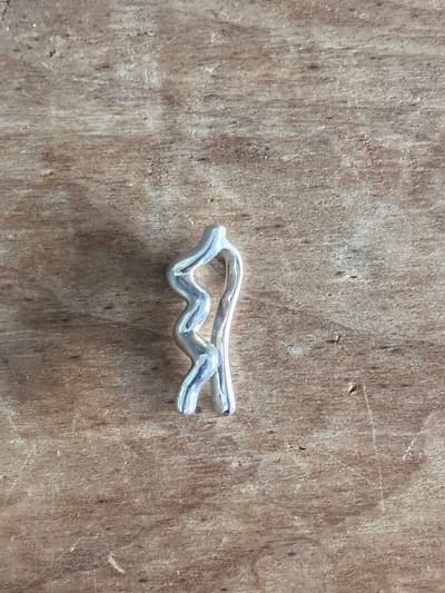 【美品】eat.　wavy ear clip　 画像1