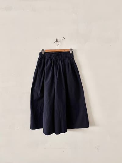 【未使用】gasa*grueコットンギャザー ワイドパンツ　キュロット 画像1