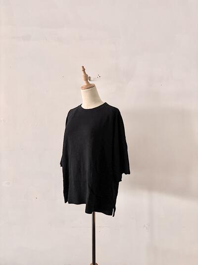 【美品】harmonie  裏毛 ラグランスリーブ ワイドプルオーバー 画像3