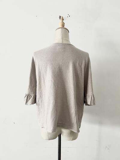 【美品】GAUZE フリルスリーブカットソー 画像6