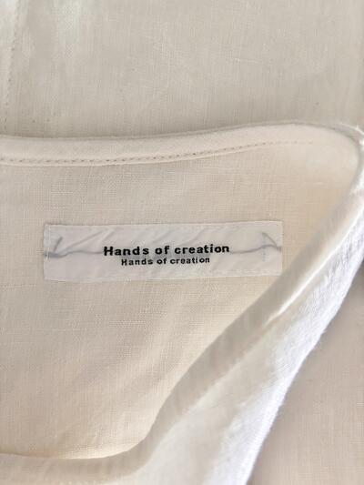 【美品】Hands of creation リネン100% プルオーバーブラウス 画像6