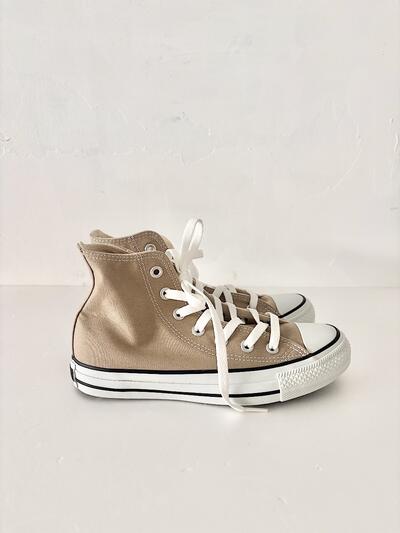 【未使用】コンバース オールスター カラーズ HI ベージュ 23.5cm 画像4