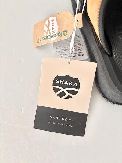 【未使用】SHAKA シャカ X-PACKER COWHAIR 厚底スライドサンダル ハラコ ベージュ 画像10