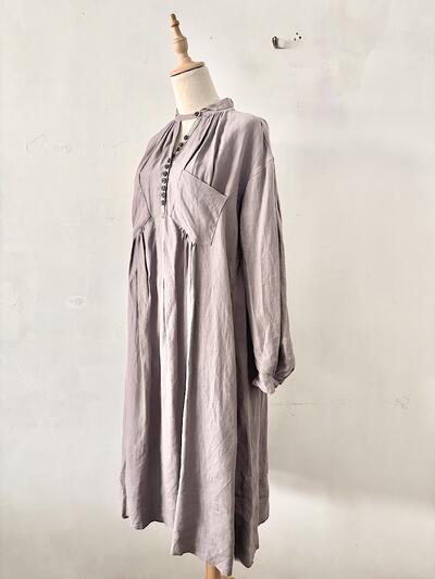 HALLELUJAH　1890's Bourgeron 羊飼いシャツワンピース 画像4