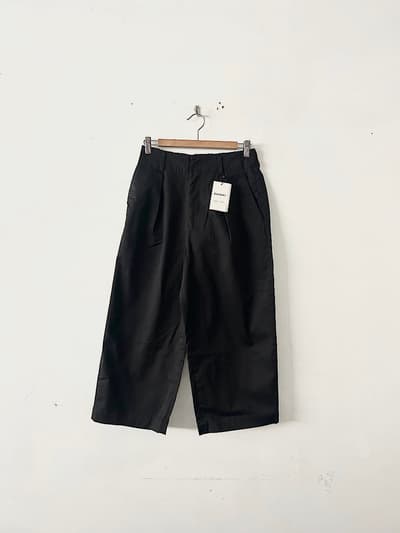 【未使用】OUVERT ストレッチコットンワイドパンツ 画像1