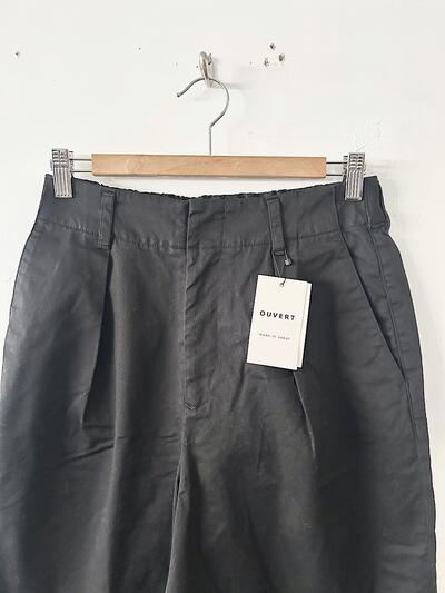 【未使用】OUVERT ストレッチコットンワイドパンツ 画像2