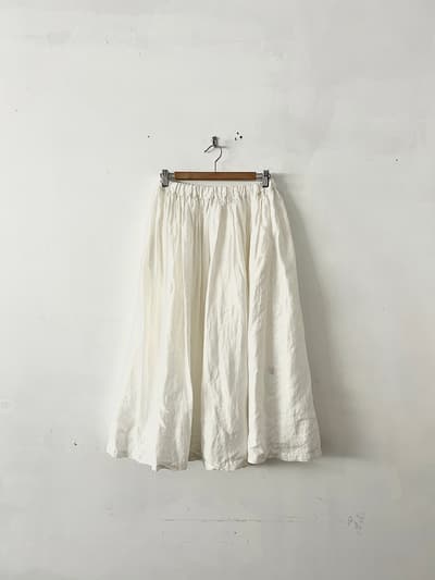 【美品】bisque by nest Robe リネンギャザースカート 画像1