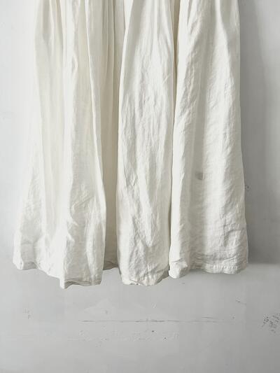 【美品】bisque by nest Robe リネンギャザースカート 画像3
