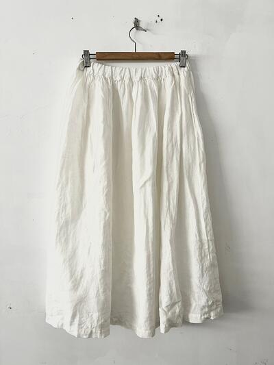 【美品】bisque by nest Robe リネンギャザースカート 画像5