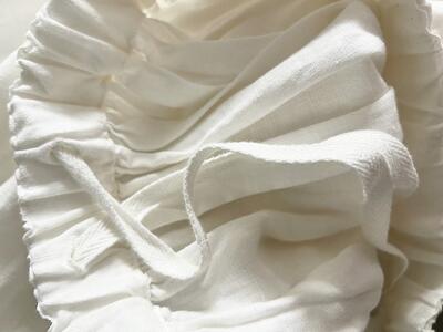 【美品】bisque by nest Robe リネンギャザースカート 画像6