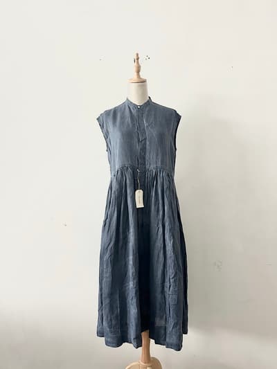 【未使用】TOUJOURS リネン ワンピース TM24WD04 画像1