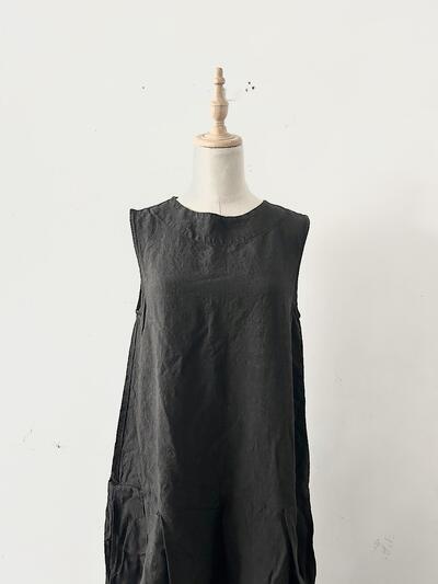 【未使用】Gauze# リネン ワンピース G378 画像2
