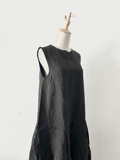 【未使用】Gauze# リネン ワンピース G378 画像4