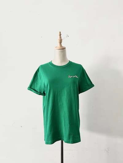 GYMPHLEX  ロゴ刺繍Tシャツ 画像1