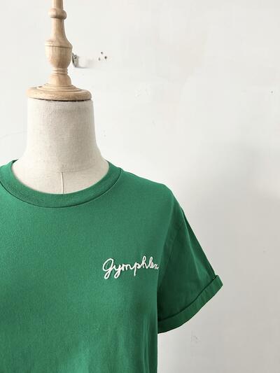 GYMPHLEX  ロゴ刺繍Tシャツ 画像2