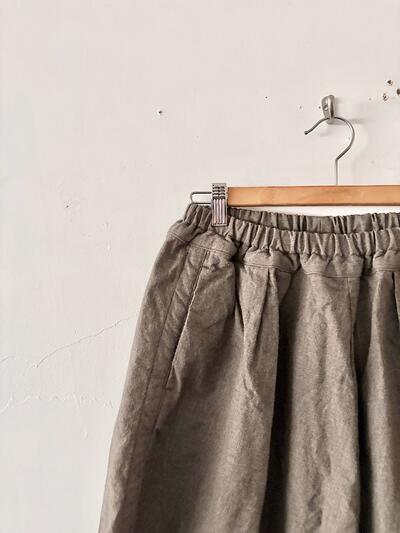 【美品】ORDINARY FITS オーディナリーフィッツ ウールパンツ よもぎ サイズ00 画像3