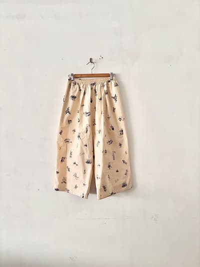 【美品】オールドマンズテーラー　OZ PRINT GOM PANTS  サイズfree            画像1