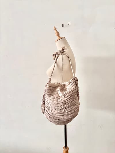 【美品】suzuki takayuki gather bag  グレージュ　　 画像1