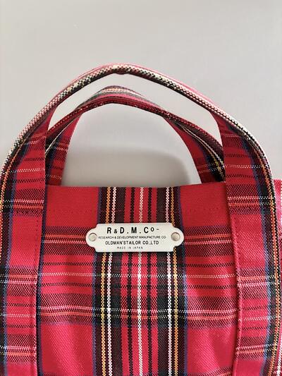 【美品】オールドマンズテーラー　TARTAN CHECK DAY BAG   画像6