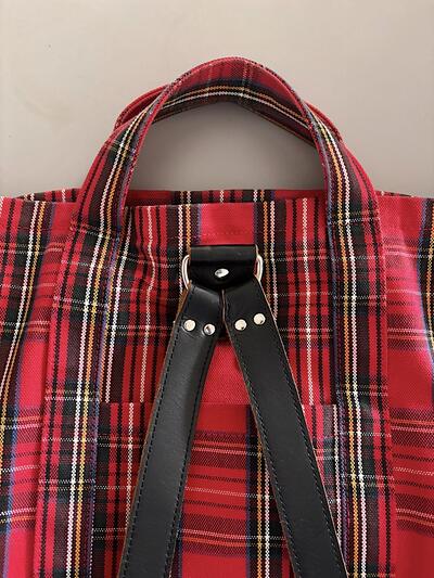 【美品】オールドマンズテーラー　TARTAN CHECK DAY BAG   画像7