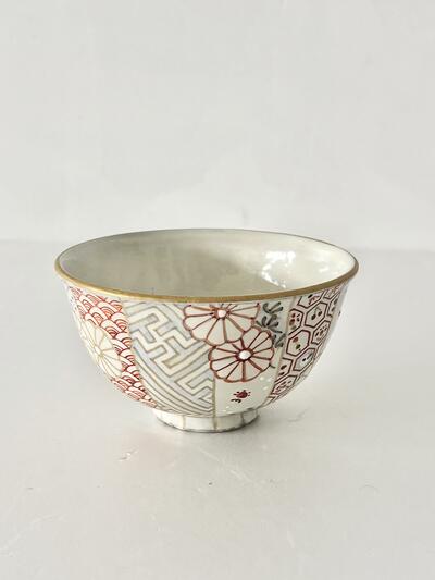 【未使用】原依子さん　飯碗（お茶碗）　絵付け　作家 画像4